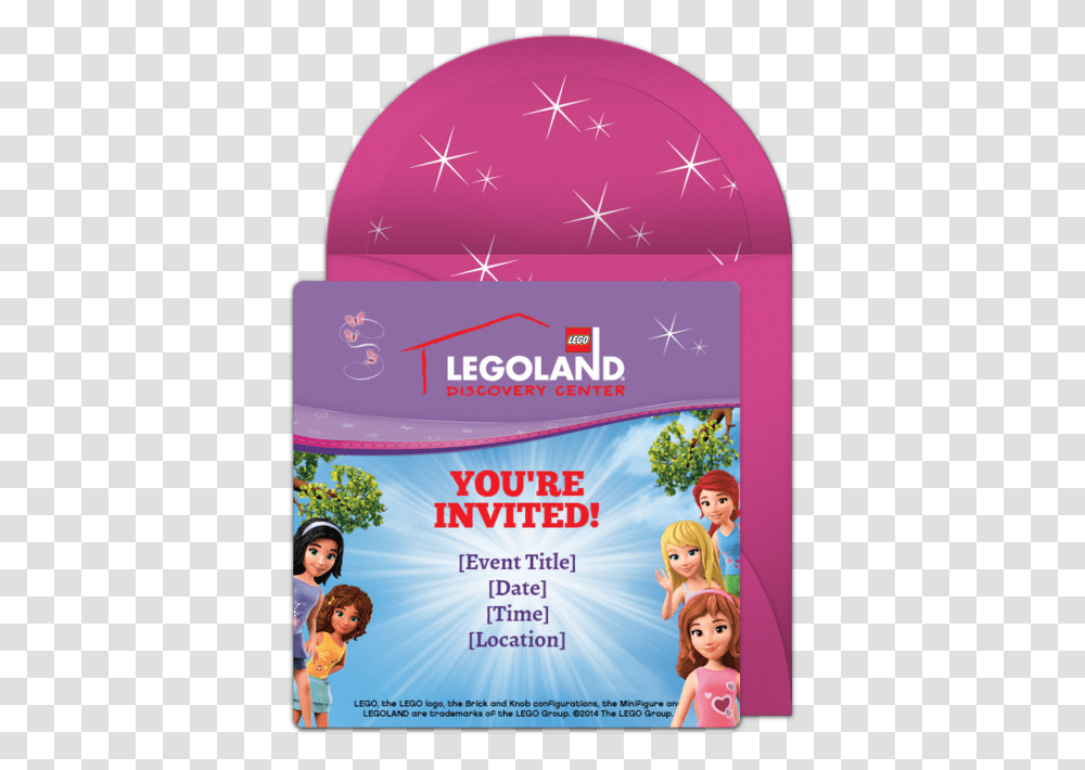 Legoland Invitation, Doll, Person, Poster, Advertisement Transparent Png