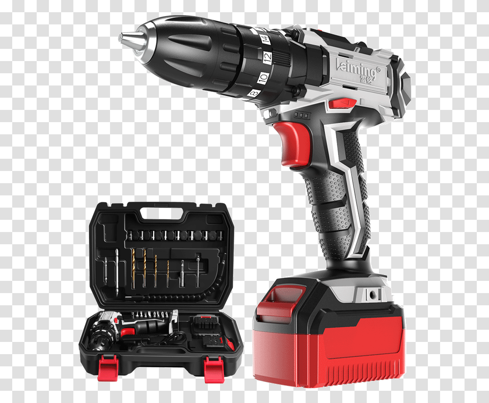 Lei Ming Rechargeable Hand Electric Drill Pistol Drill Drill, Power Drill, Tool Transparent Png