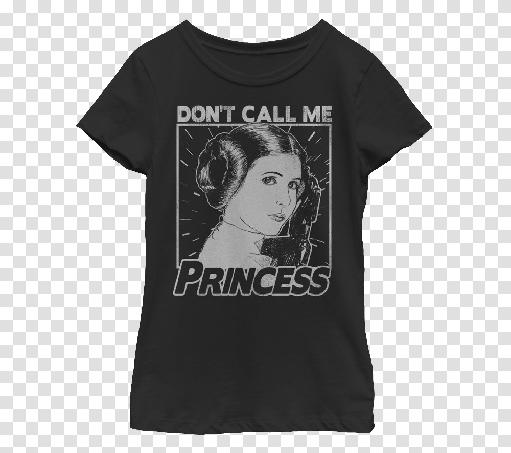 Leia Organa Dont Call Me Princess, Apparel, T-Shirt, Person Transparent Png