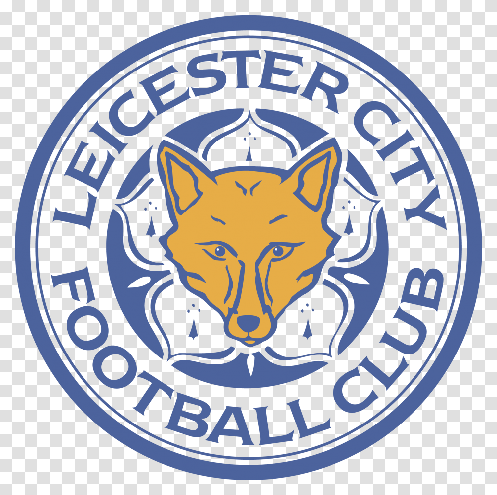 Leicester City Logo Emblem, Symbol, Trademark, Badge, Text Transparent Png