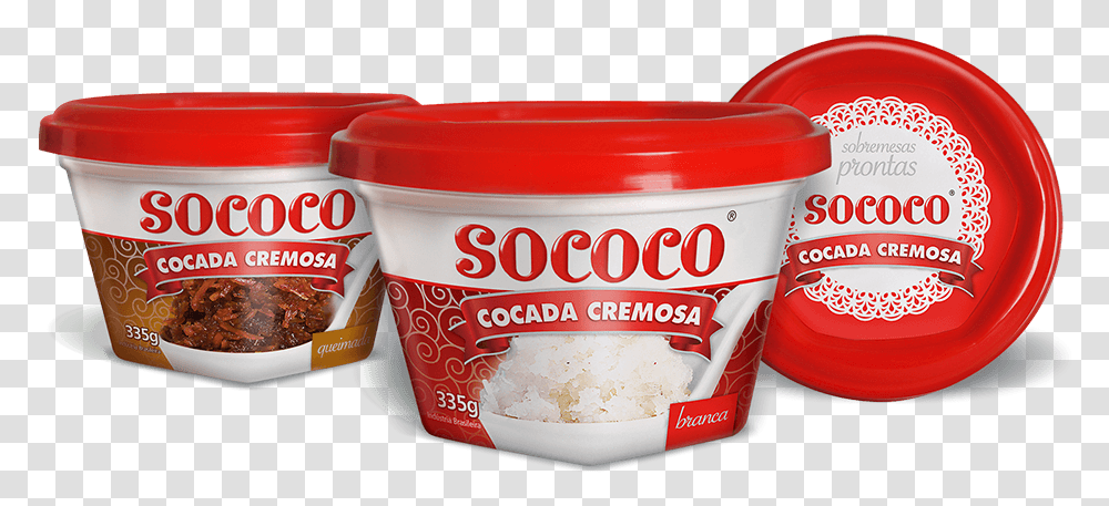 Leite De Coco Sococo, Dessert, Food, Cream, Creme Transparent Png