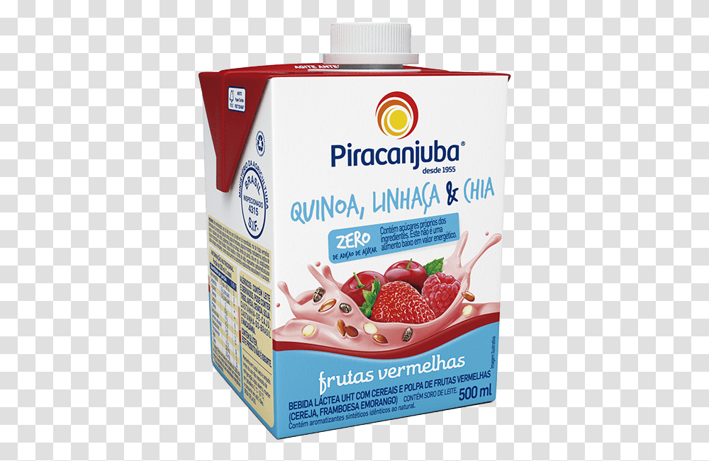 Leite Sem Lactose Desnatado, Strawberry, Fruit, Plant, Food Transparent Png
