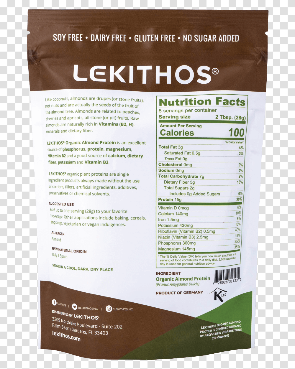 Lekithos Organic Almond Protein Chocolate, Flyer, Poster, Paper Transparent Png