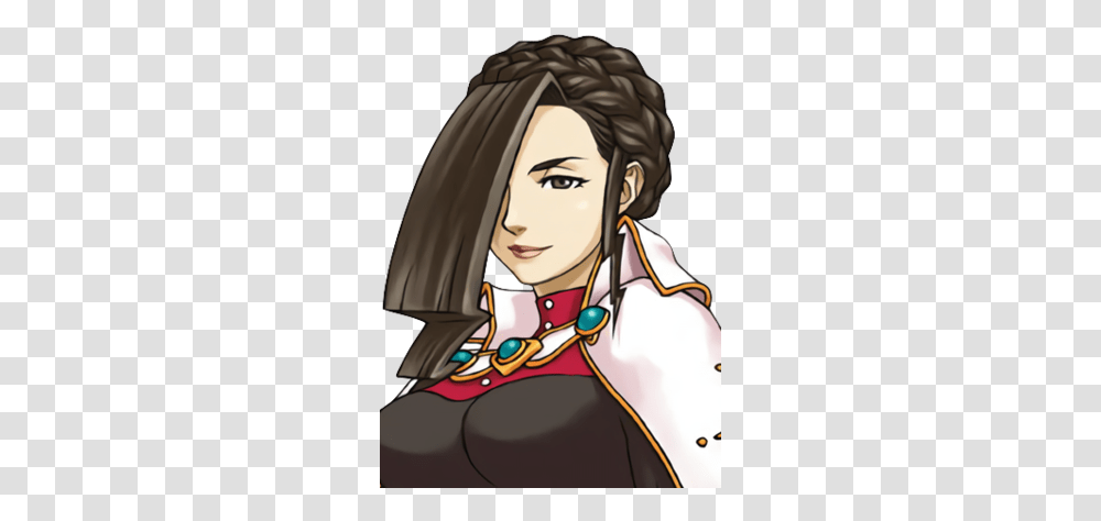 Lemedy Ace Attorney Justine Courtney, Manga, Comics, Book, Person Transparent Png