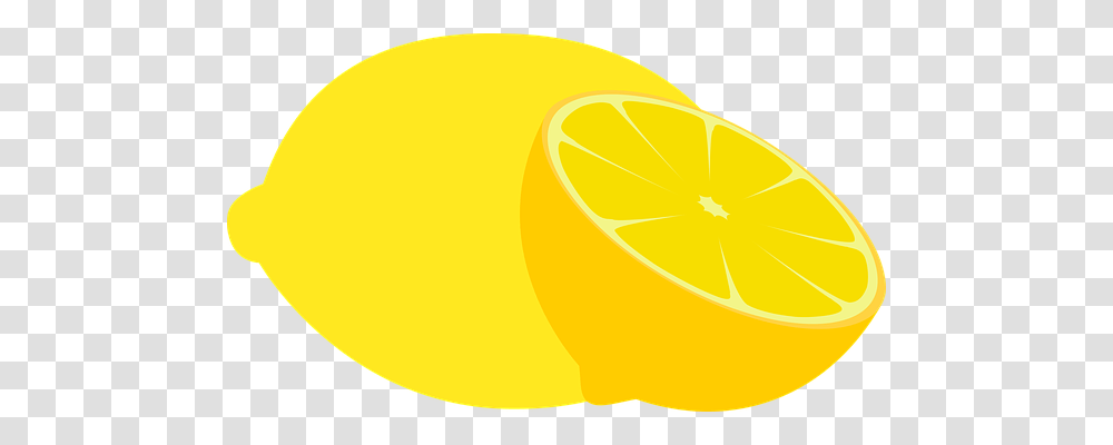 Lemon Food, Plant, Citrus Fruit, Tennis Ball Transparent Png