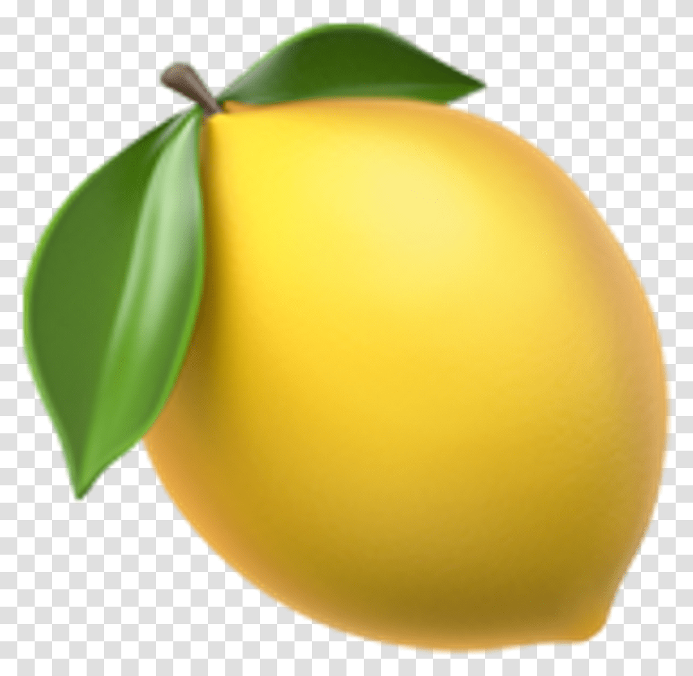 Lemon Clipart Emoji Sweet Lemon, Plant, Fruit, Food, Citrus Fruit Transparent Png