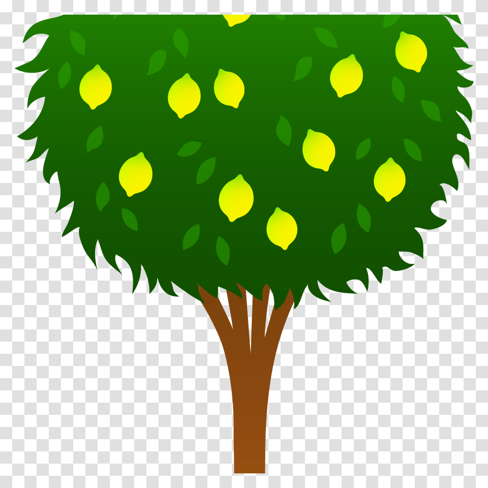 Lemon Clipart Lemon Tree Drawing Easy, Green, Plant, Pollen, Rattle Transparent Png