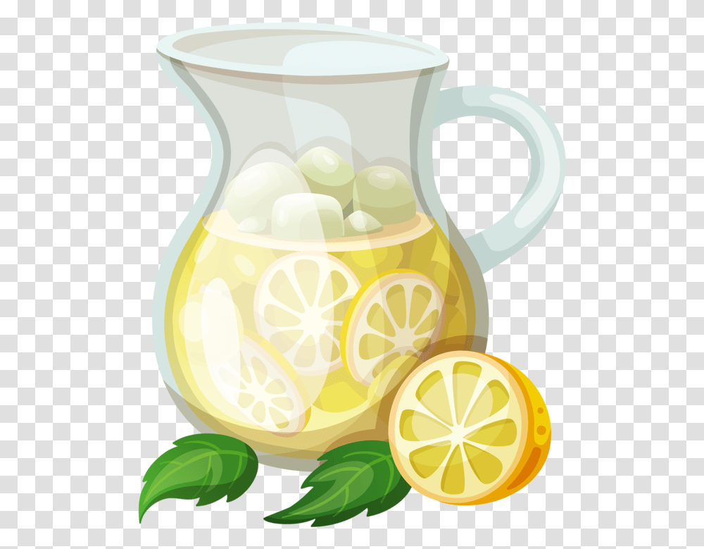 Lemon Clipart Lemonade Pitcher Lemonade Clipart, Glass, Jug, Beverage, Drink Transparent Png
