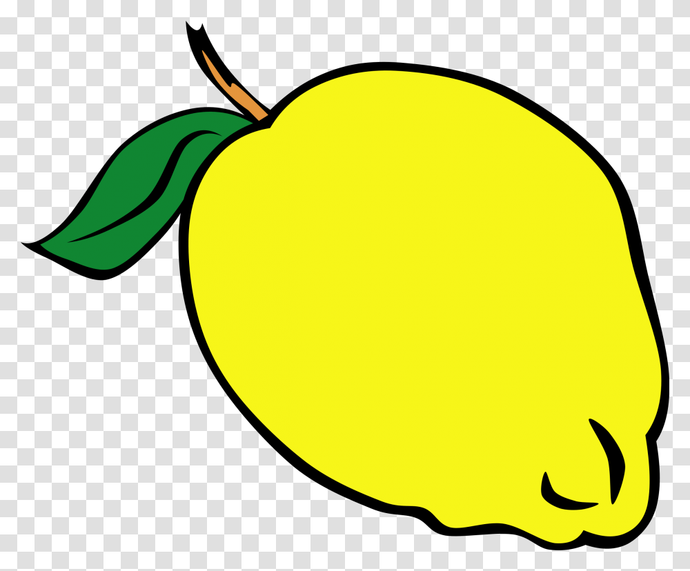Lemon Clipart Yellow Fruit, Plant, Tennis Ball, Sport, Sports Transparent Png