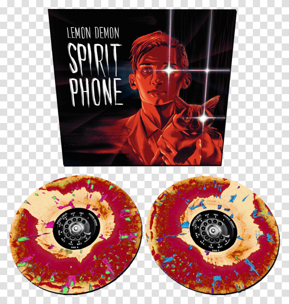 Lemon Demon Spirit Phone Vinyl Download Lemon Demon Spirit Phone Vinyl, Person, Poster Transparent Png