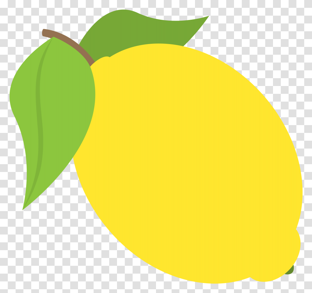 Lemon Emoji Clipart Lemon Emoji, Plant, Citrus Fruit, Food, Tennis Ball Transparent Png