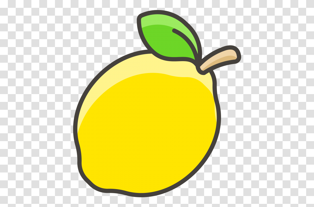 Lemon Emoji Icon Clipart Download Lemon Clipart, Plant, Fruit, Food, Citrus Fruit Transparent Png