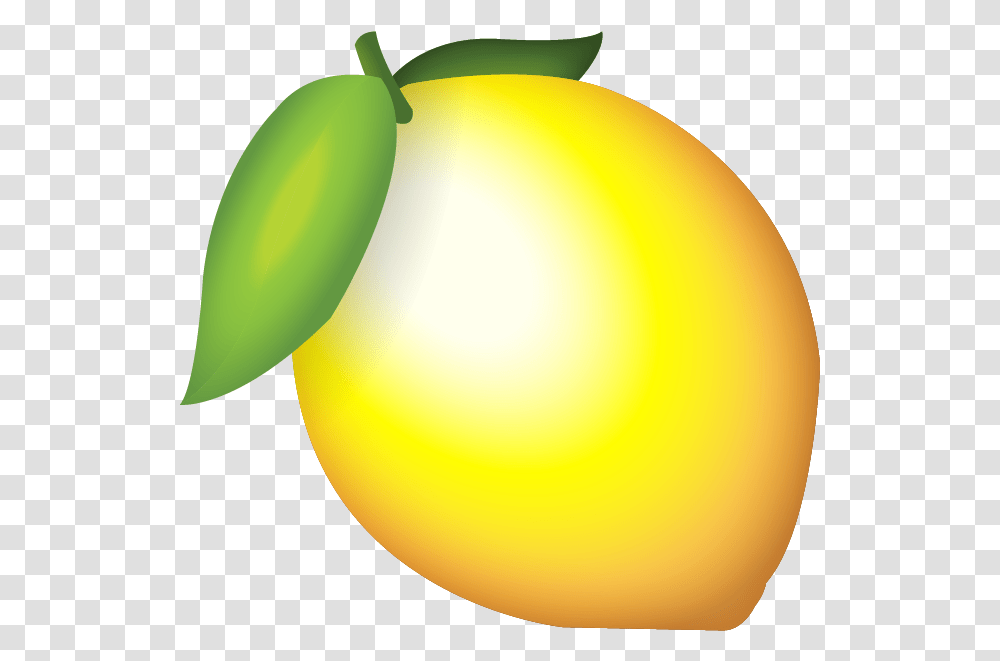 Lemon Emoji, Plant, Food, Fruit, Citrus Fruit Transparent Png
