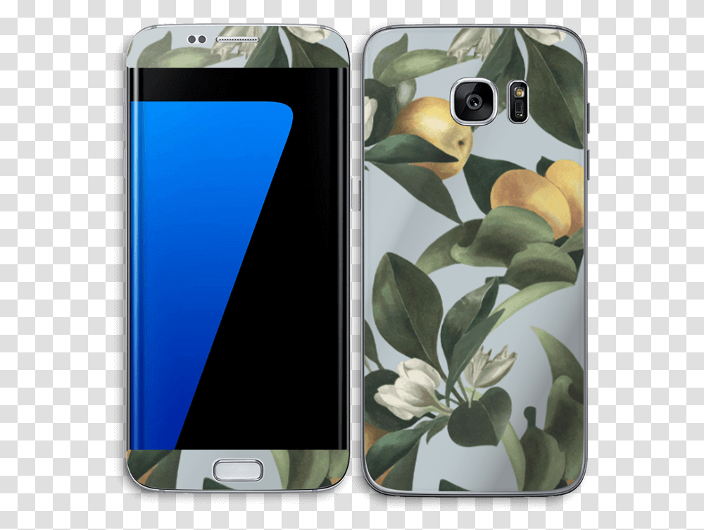 Lemon Flower Skin Galaxy S7 Edge Lemon Flower, Phone, Electronics, Mobile Phone, Cell Phone Transparent Png