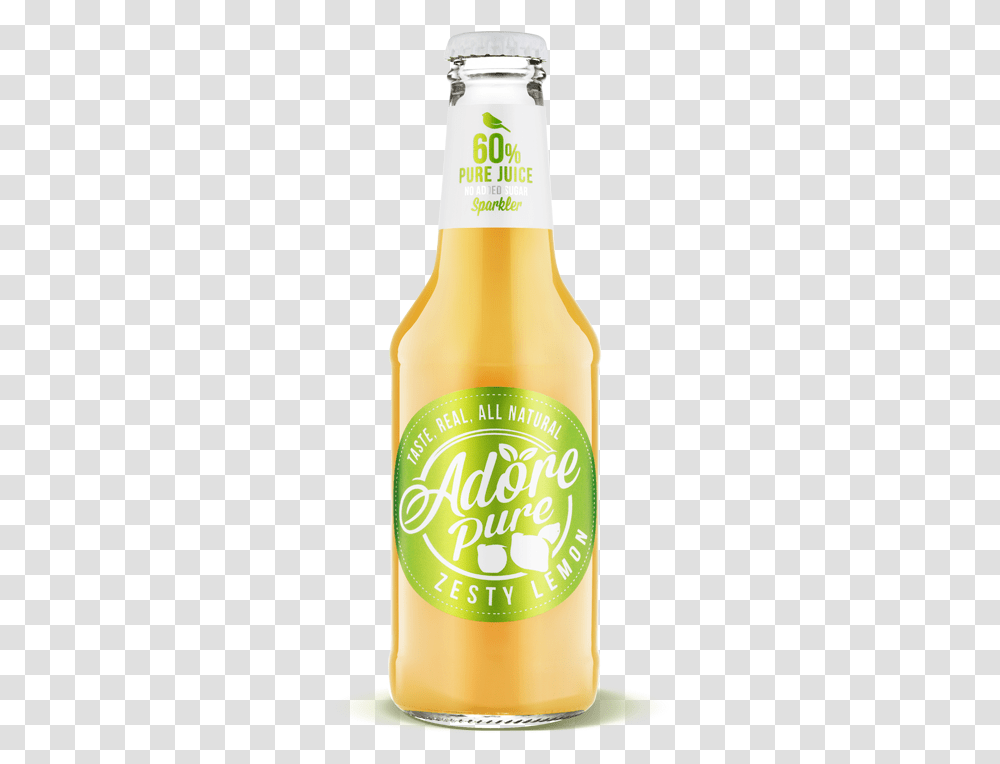 Lemon Home Beer Bottle, Alcohol, Beverage, Drink, Lager Transparent Png