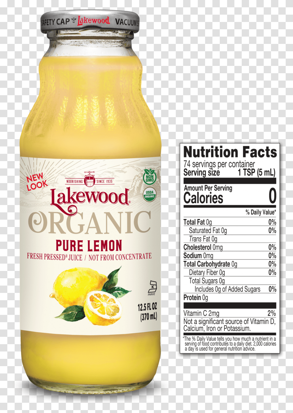 Lemon Juice Concentrate Organic, Label, Beverage, Drink Transparent Png
