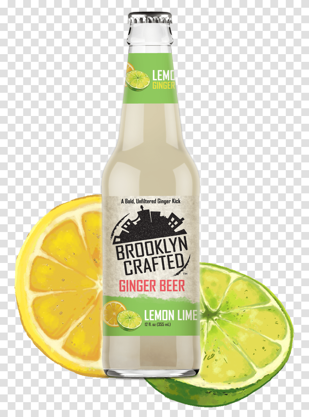 Lemon Lime Product Brooklyn Crafted Lemon Lime Ginger Beer, Citrus Fruit, Plant, Food, Beverage Transparent Png