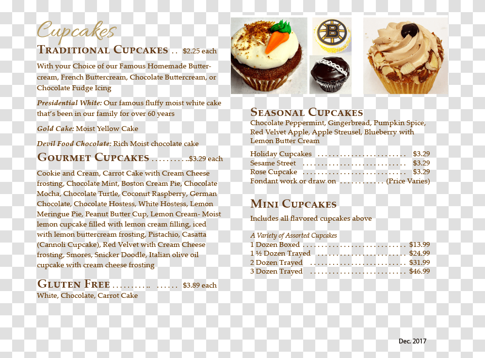 Lemon Meringue Pie Clipart Mini Cupcake Pricing, Menu, Cream, Dessert Transparent Png