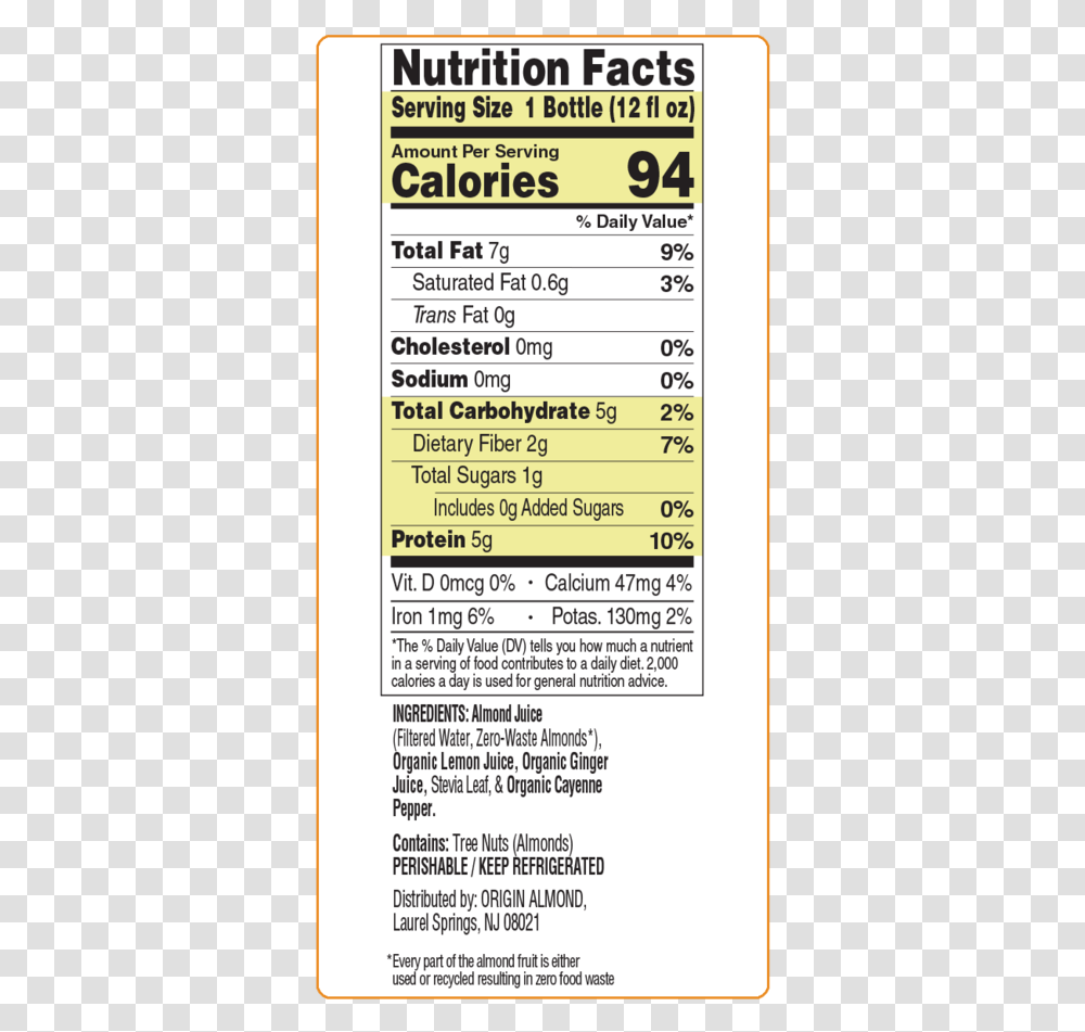 Lemon Nutritional Nutrition Facts, Label, Menu, Paper Transparent Png