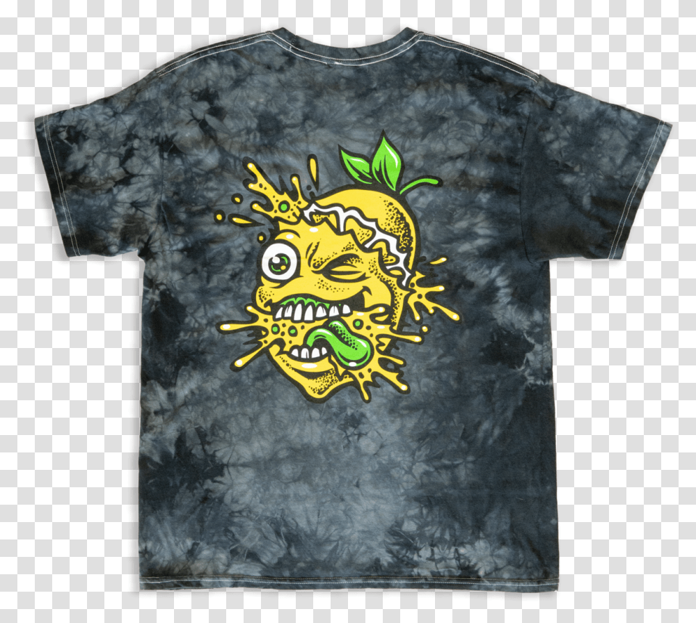 Lemon Splat Crystal Wash T ShirtClass Illustration, Apparel, T-Shirt, Dye Transparent Png