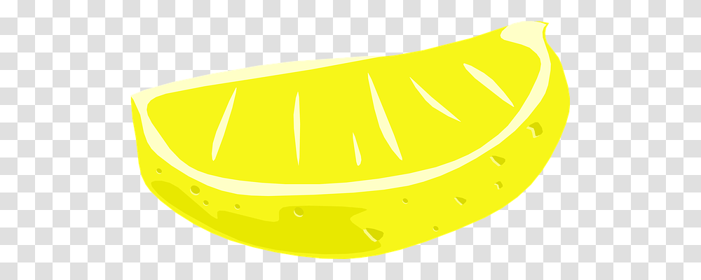 Lemon Wedge Food, Plant, Fruit, Banana Transparent Png