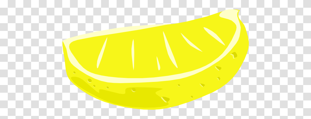 Lemon Wedge Clip Art, Plant, Banana, Fruit, Food Transparent Png