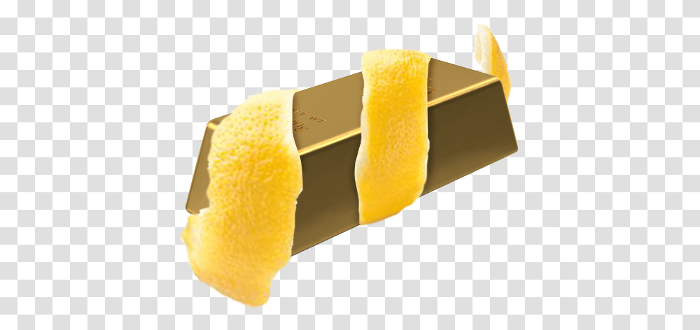 Lemon Wrapped Around A Gold Brick Cutout Album On Imgur Gold Brick Wrapped In Lemon, Peel, Sweets, Food, Confectionery Transparent Png