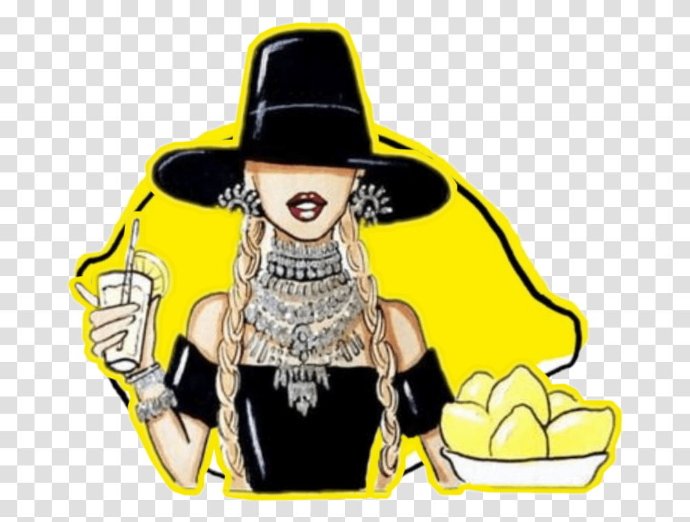 Lemonade Beyonce Clip Art, Hand, Person, Coat Transparent Png