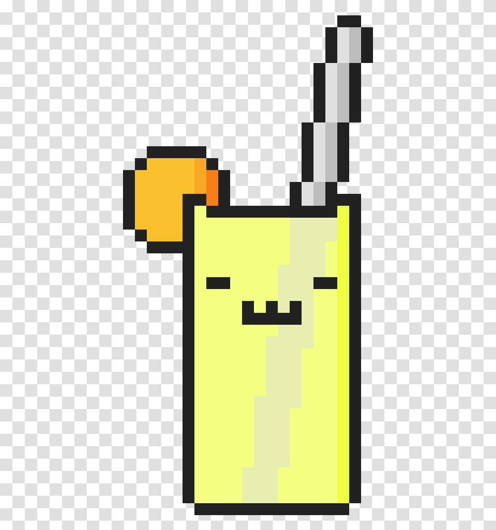 Lemonade Clipart Hamburger Pixel Art Minecraft, Pac Man Transparent Png