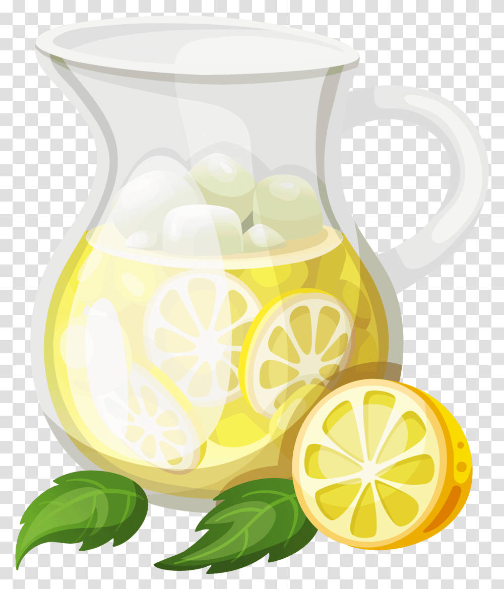 Lemonade Clipart, Jug, Beverage, Drink, Glass Transparent Png