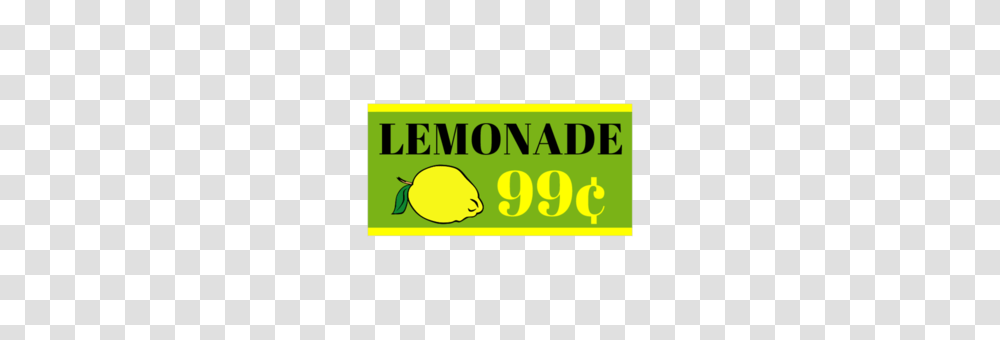 Lemonade Stand Banner, Label, Plant, Produce Transparent Png
