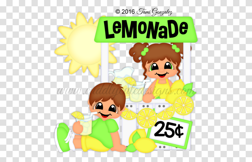 Lemonade Stand Clipart Cartoon, Number, Advertisement Transparent Png