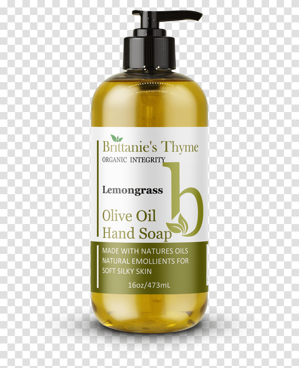 Lemongrass Olive Oil Hand Soap Soap Oil, Shaker, Bottle, Shampoo, Label Transparent Png