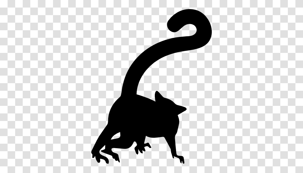 Lemur, Animals, Silhouette, Stencil, Mammal Transparent Png