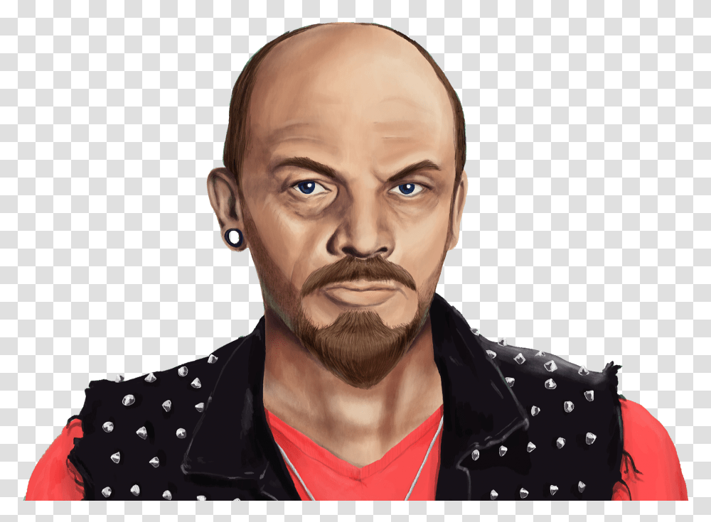 Lenin, Celebrity, Face, Person, Texture Transparent Png