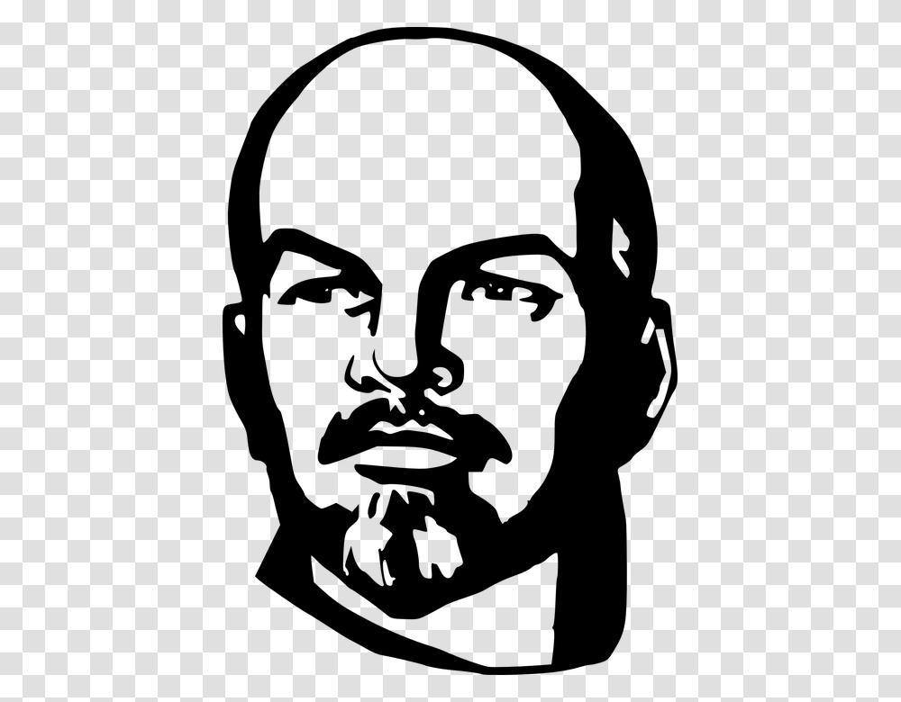 Lenin Leninist Russia Soviet Ussr Communism Lenin Black And White, Gray, World Of Warcraft Transparent Png