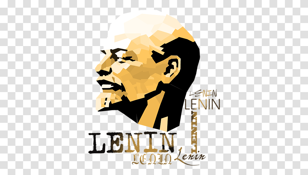 Lenin Stencil Print, Advertisement, Poster, Flyer, Paper Transparent Png