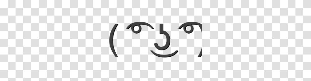 Lenny Face Image, Alphabet, Number Transparent Png