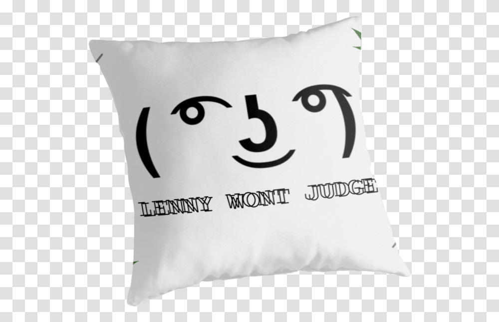 Lenny Face, Pillow, Cushion Transparent Png