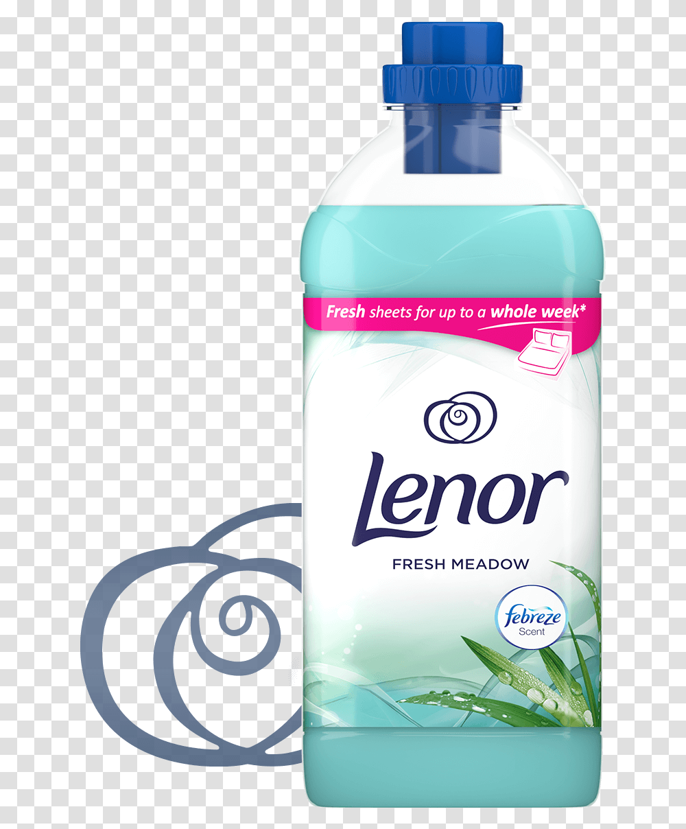 Lenor Fabric Conditioner Fresh Meadow Lenor Sparkling Bloom Yellow Poppy, Bottle, Cosmetics, Beverage, Drink Transparent Png