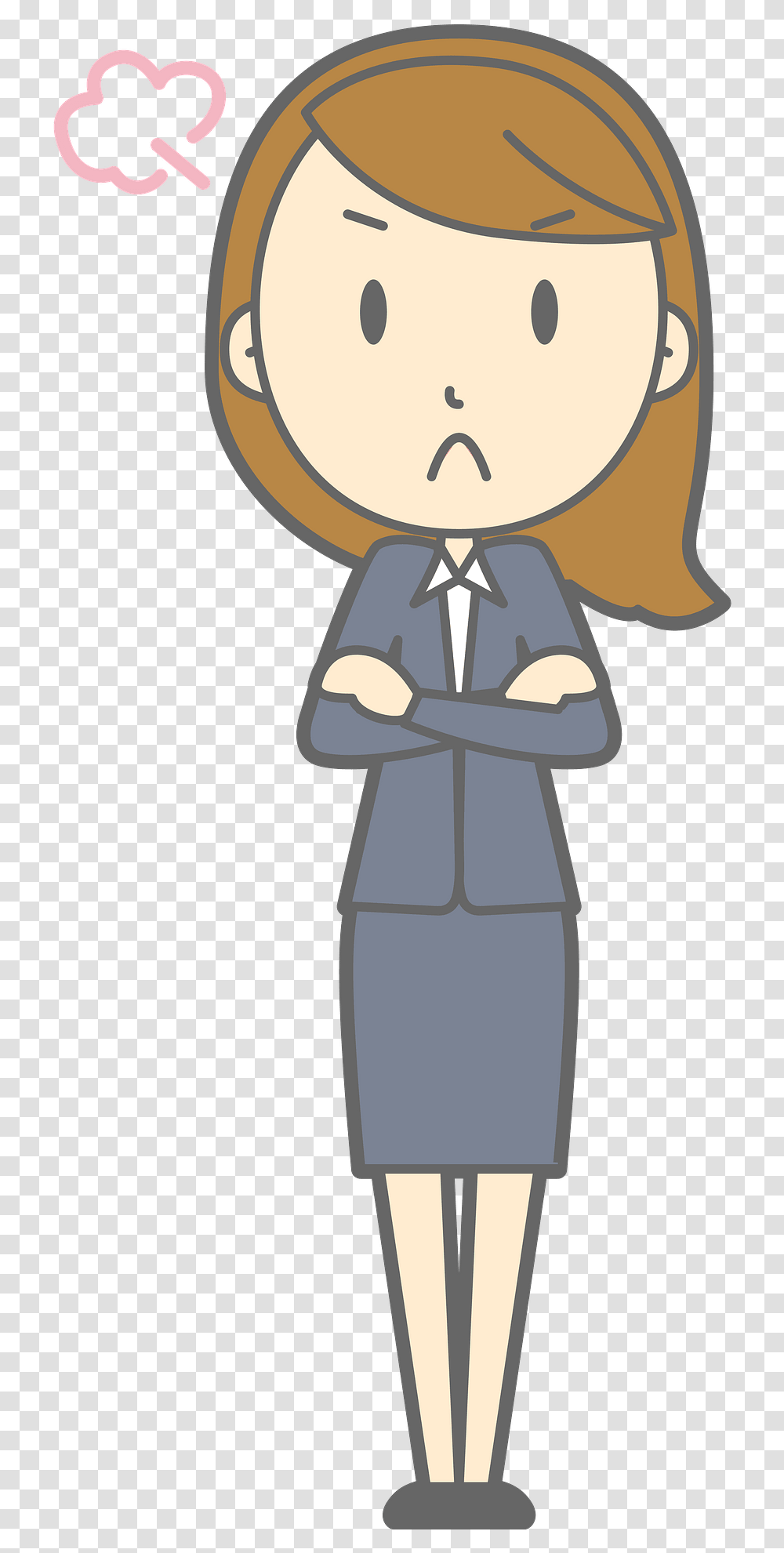 Lenore Businesswoman Is Angry Clipart Free Download Woman With No Money Clipart, Clothing, Photography, Standing, Word Transparent Png