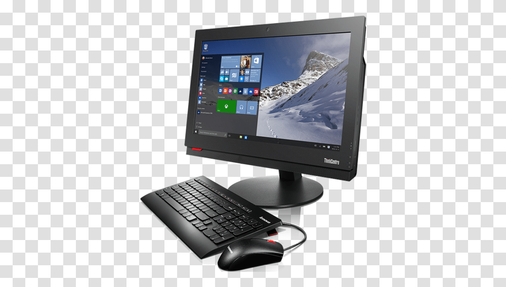Lenovo All In One, Computer Keyboard, Computer Hardware, Electronics, Monitor Transparent Png