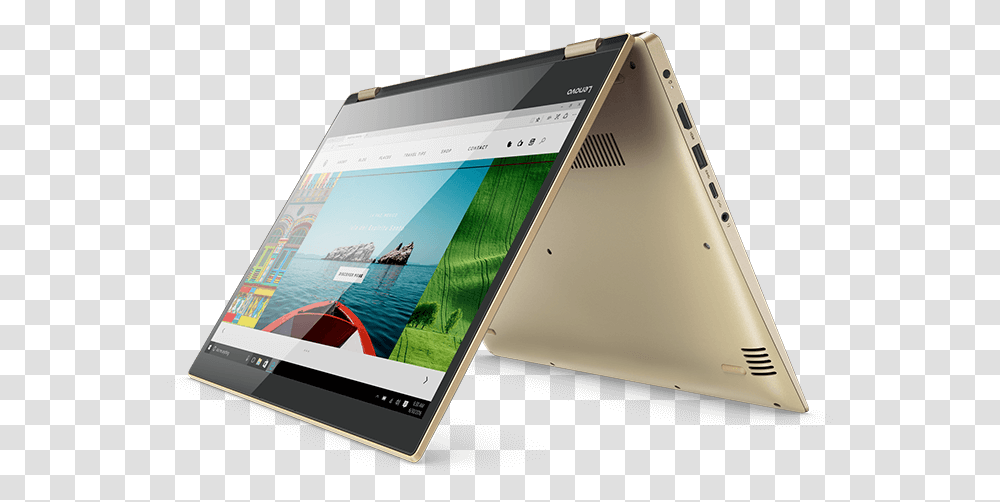 Lenovo Yoga 520 14ikbr 81c8003yph Lenovo Yoga 520 Gold, Computer, Electronics, Tablet Computer, Mobile Phone Transparent Png