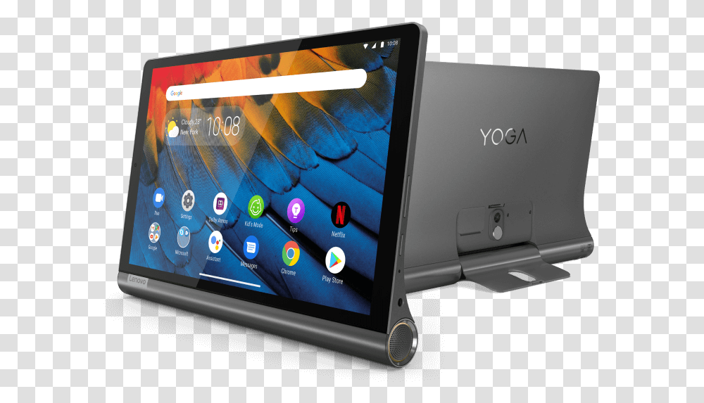 Lenovo Yoga Smart Tab With Google Lenovo Yoga Smart Tab, Computer, Electronics, Tablet Computer, Screen Transparent Png