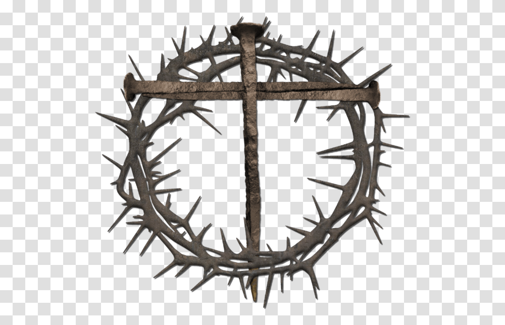 Lent Cross Vector Clipart Psd Background Crown Of Thorns, Antler Transparent Png