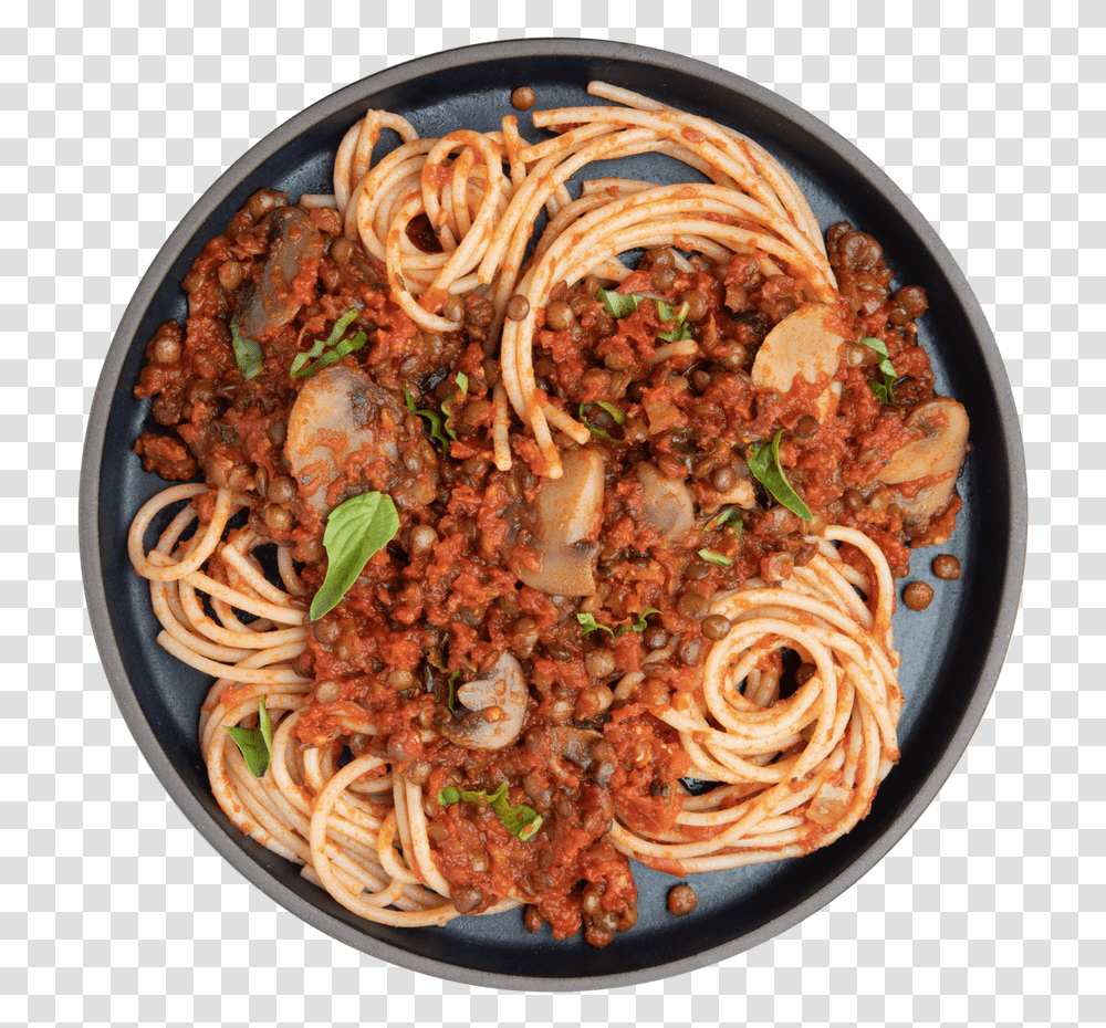 Lentil Bolognese Capellini, Spaghetti, Pasta, Food, Plant Transparent Png