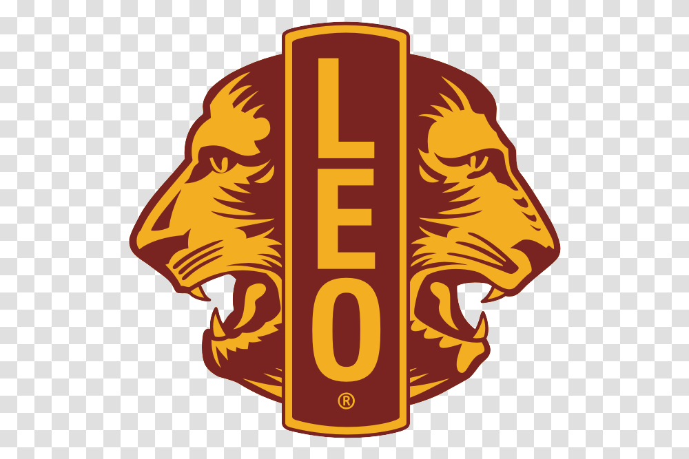 Leo Club Logo, Trademark, Badge Transparent Png