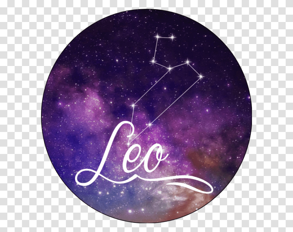 Leo Zodiac Astrology Constellation Stars Milky Way, Outer Space, Astronomy, Universe, Purple Transparent Png