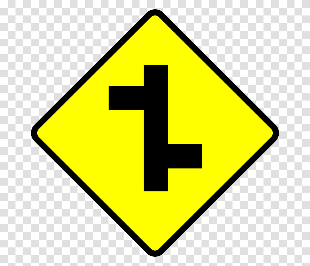 Leomarc Cautio 2T Junction, Transport, First Aid, Road Sign Transparent Png