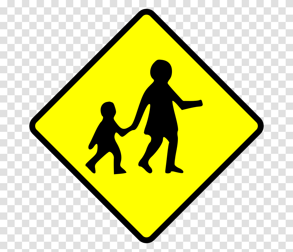 Leomarc Caution Children Crossing, Transport, Person, Human Transparent Png